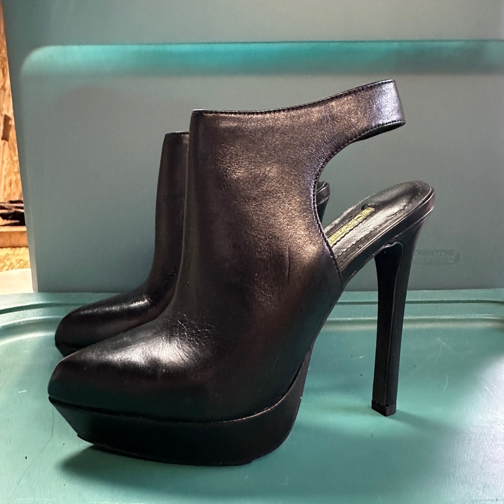 BCBGeneration Black Platform Heels